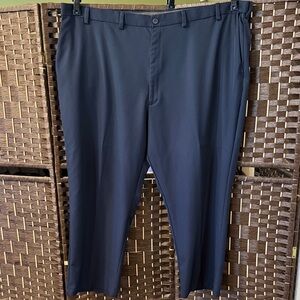 Haggar Men's Deep Blue Dress Trousers